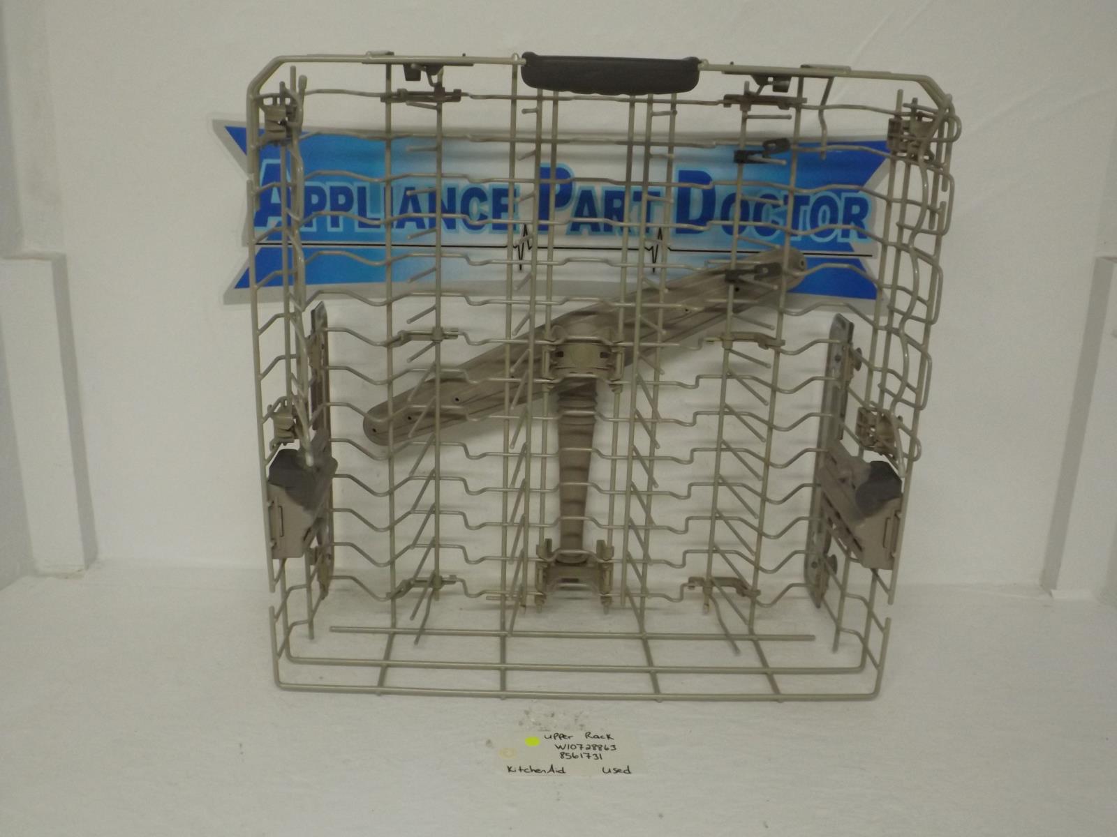 KitchenAid Dishwasher W10728863 8561731 Upper Rack Used KitchenAid Dishwasher W10728863 8561731 Upper Rack Used